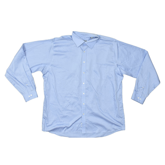 Michael Kors Tall Fit Non Iron Dress Shirt Blue Size 18.5 38/39 - Picture 1 of 8